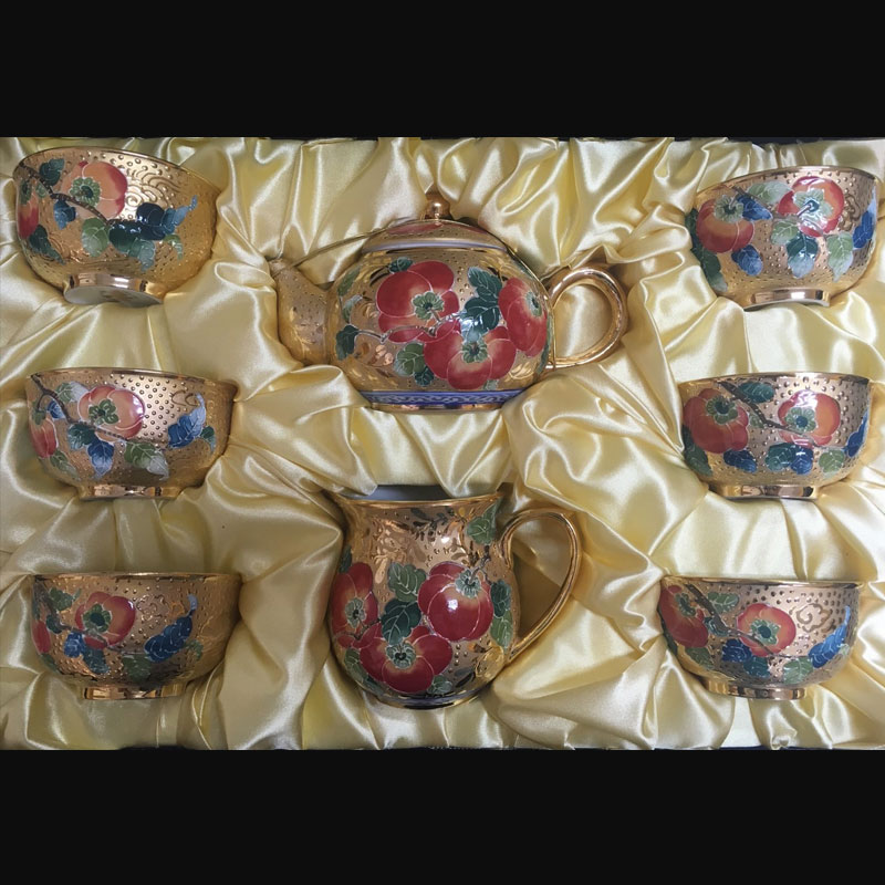 金柿子茶具