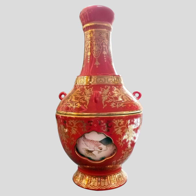 歐文瓷 金玉滿堂（轉心瓶） 滿容量910ml
